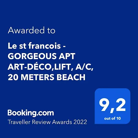 Le St Francois - Gorgeous Apt Art-deco,lift, A/c, 20 Meters Beach Apartment Nice